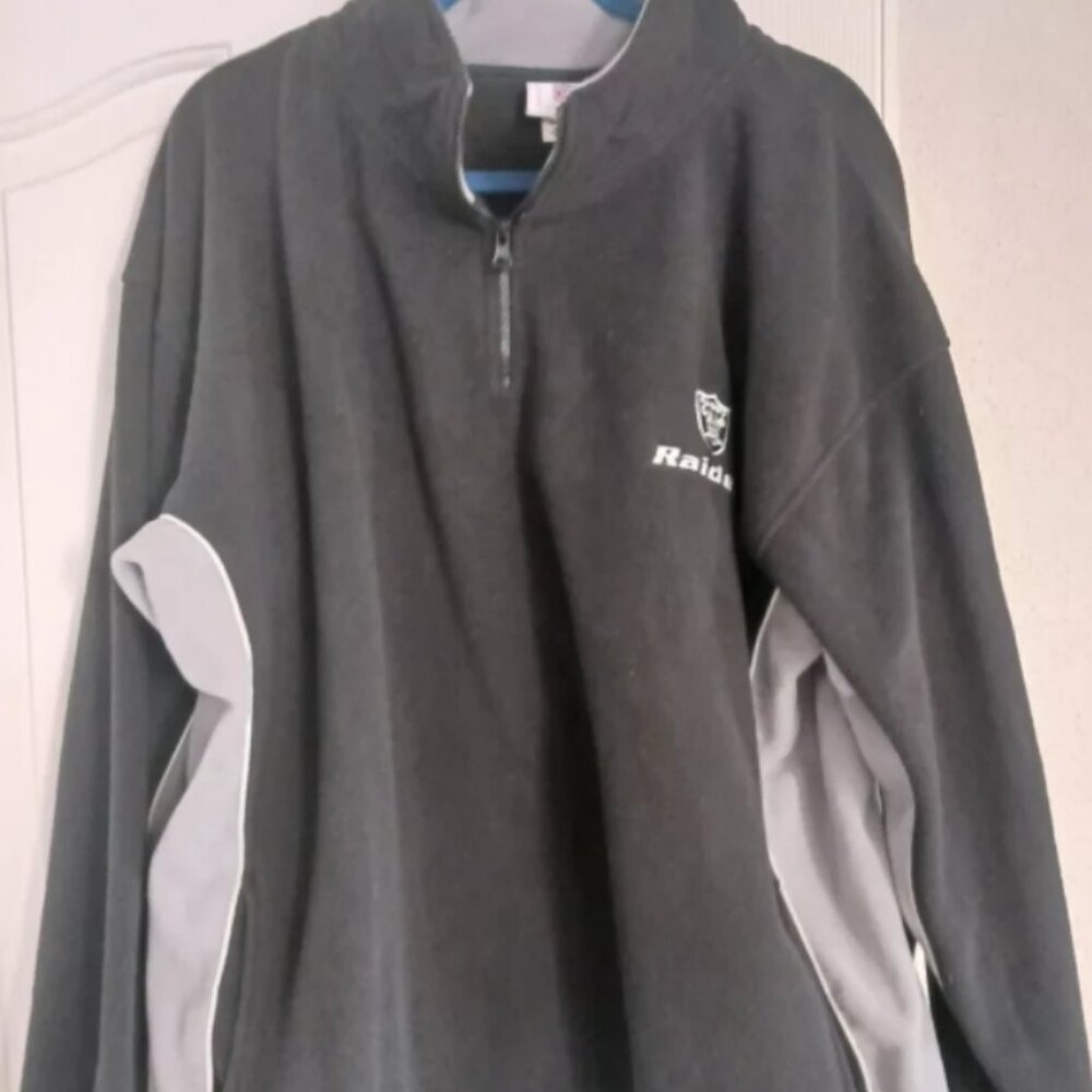 Men's Raiders Thick Fleece Pullover XXL  2XL